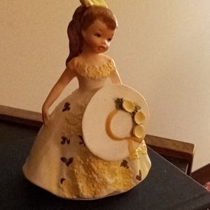 Vintage ceramic " Spring Girl".